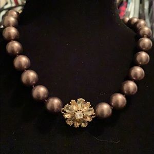 Bronze and rose gold necklace